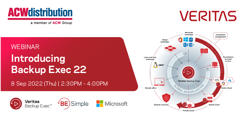 【Veritas】Backup Exec 22 Product Updates | ACW Distribution